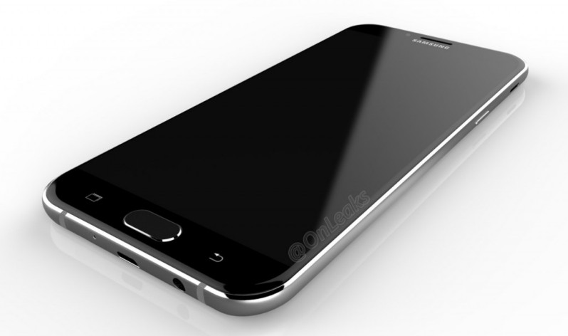 Galaxy A8 (2016) render